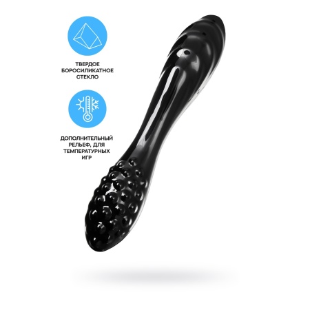 Satisfyer Dazziling Crystal - стеклянный фаллоимитатор с рельефом